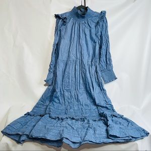 🤑Roller Rabbit Long Sleeve Ruffle Dress